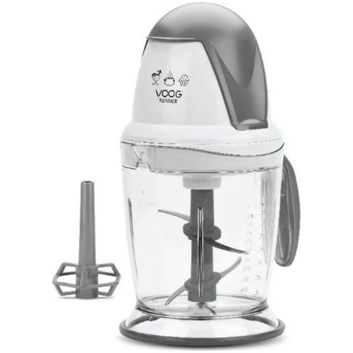 Voog Render Çift Bıçaklı Doğrayıcı Rondo Beyaz 500 W