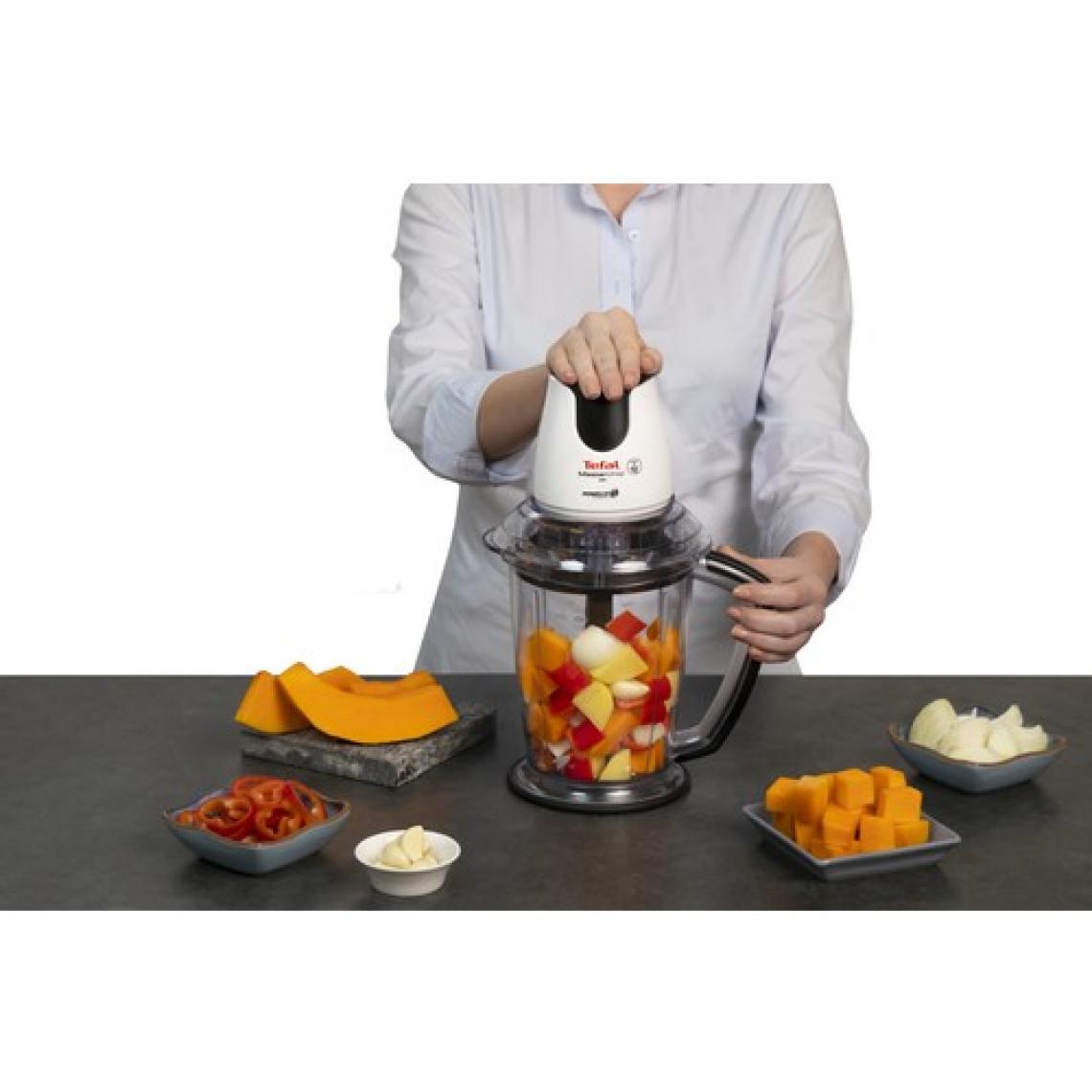 Tefal Masterchop Powelix Maxi XXL 500 W 4 Bıçaklı Doğrayıcı Beyaz