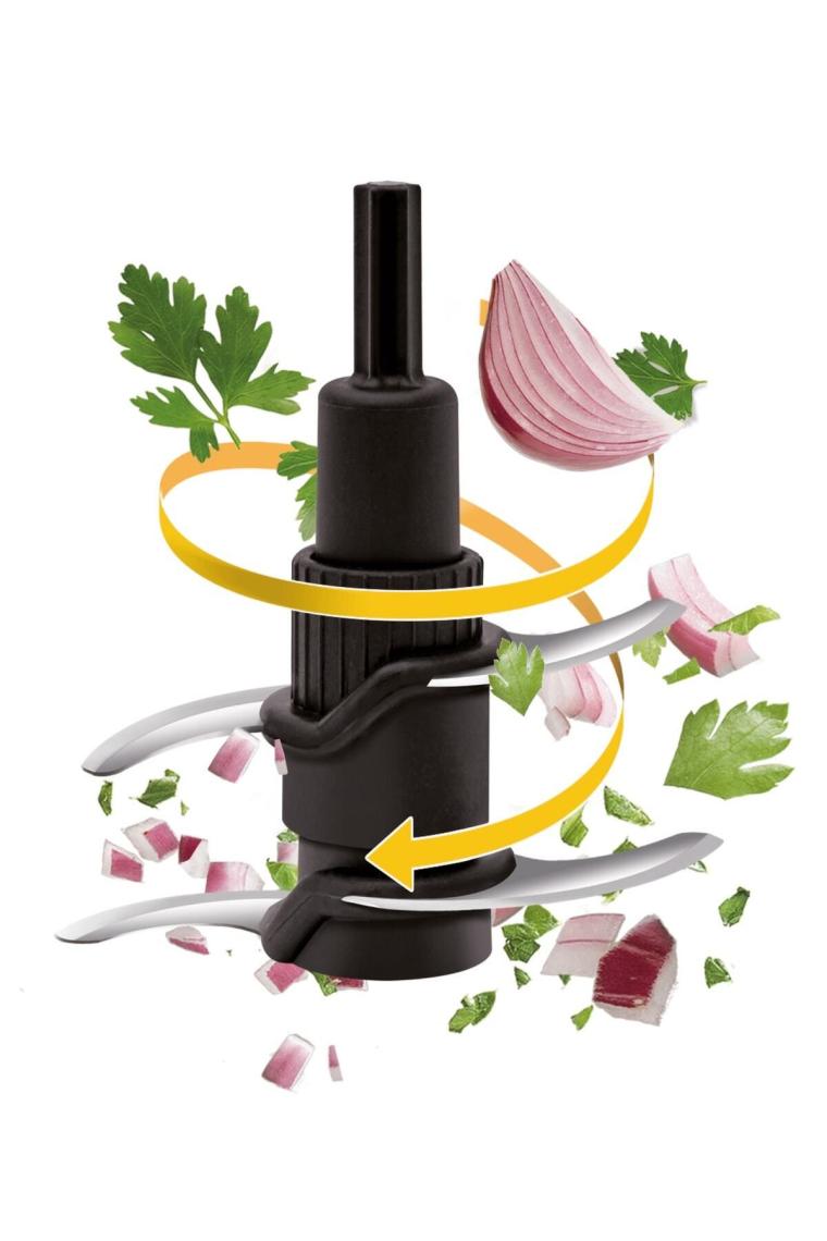 Tefal MB450B MasterChop Powelix 4 Bıçaklı Rondo ve Doğrayıcı 500 W - 1500637070