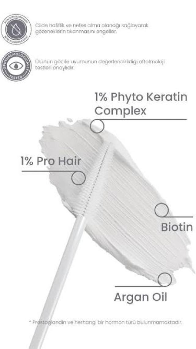 Cosmogenesis Labs Kaş Kirpik Maskesi 9.5ml - Su Bazlı Parlatıcı Nemlendirici Onarıcı Vegan (%1 Keratin – Biotin)