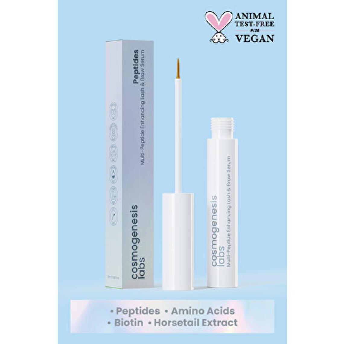Cosmogenesis Labs Kaş & Kirpik Şekillendiren Güçlendiren Besleyici Serum 3ml Sıkı Dolgun Yoğun ve Canlı Görünüm