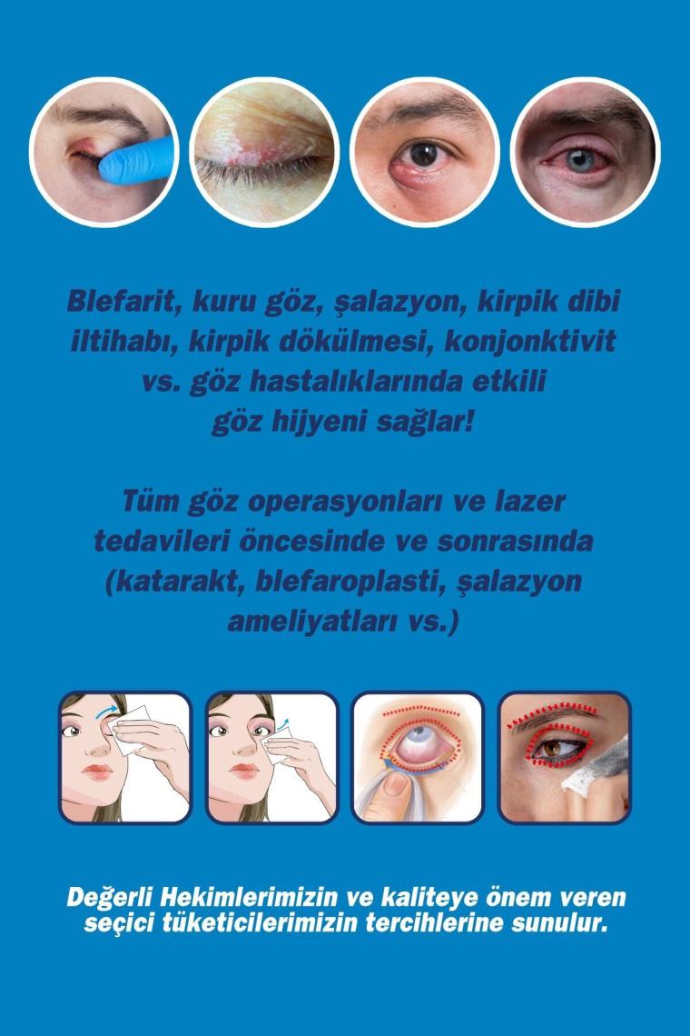 Swab Göz Çevresi Mendili 24'lü Göz Ve Makyaj Temizleme(ÇAY AĞACI YAĞI / TEA TREE OIL)