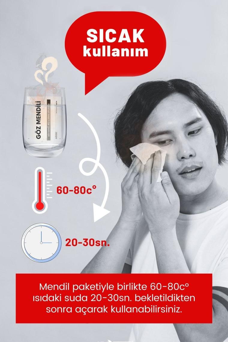 Swab Göz Çevresi Mendili 24'lü Göz Ve Makyaj Temizleme(ÇAY AĞACI YAĞI / TEA TREE OIL)