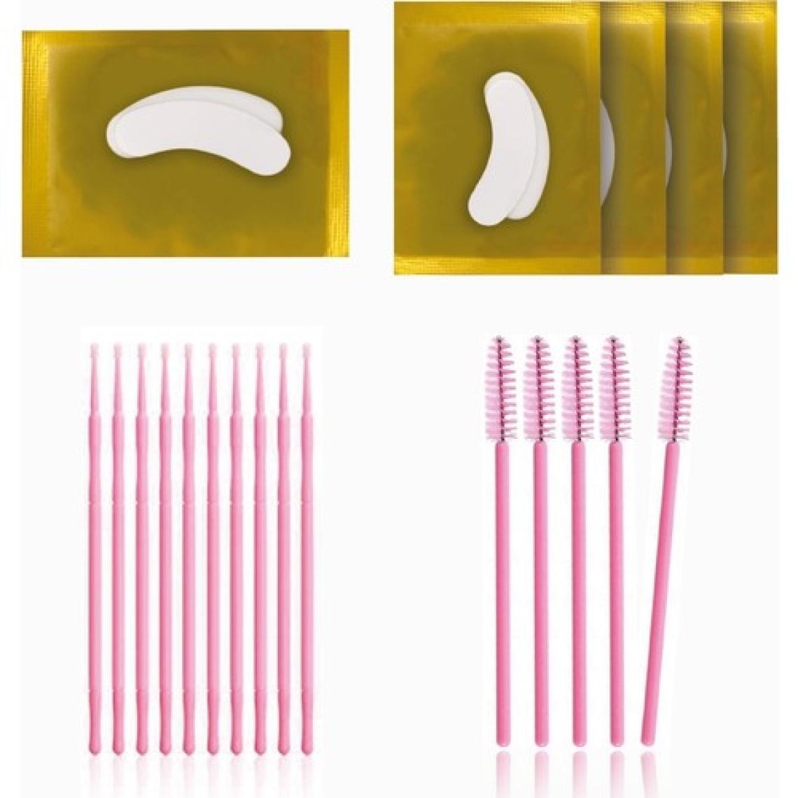 Iconsign Lash Lifting Uygulama Kiti - Gözaltı Ped'i - Maskara Fırça - Pamuklu Uygulama Cubuğu(Mikrobrush)
