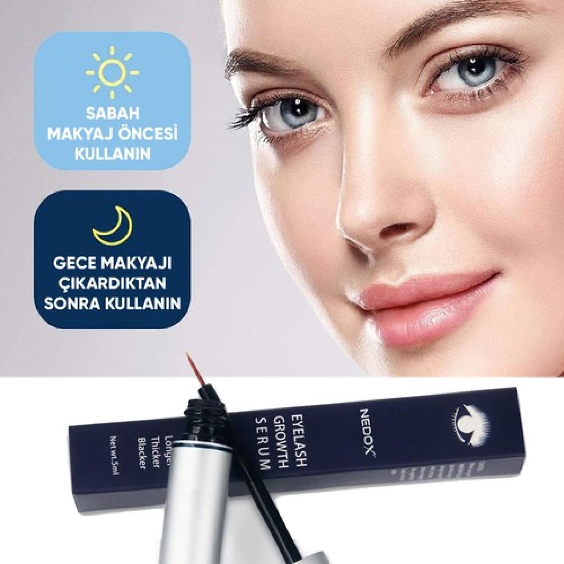 Nedox Kaş ve Kirpik Uzatıcı, Onarıcı, Besleyici ve Serum 5 ml