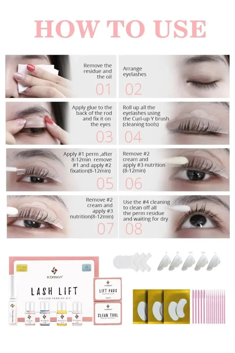ICONSIGN KİRPİK LİFTİNG SETİ KİRPİK PERMA SETİ LASH LİFT