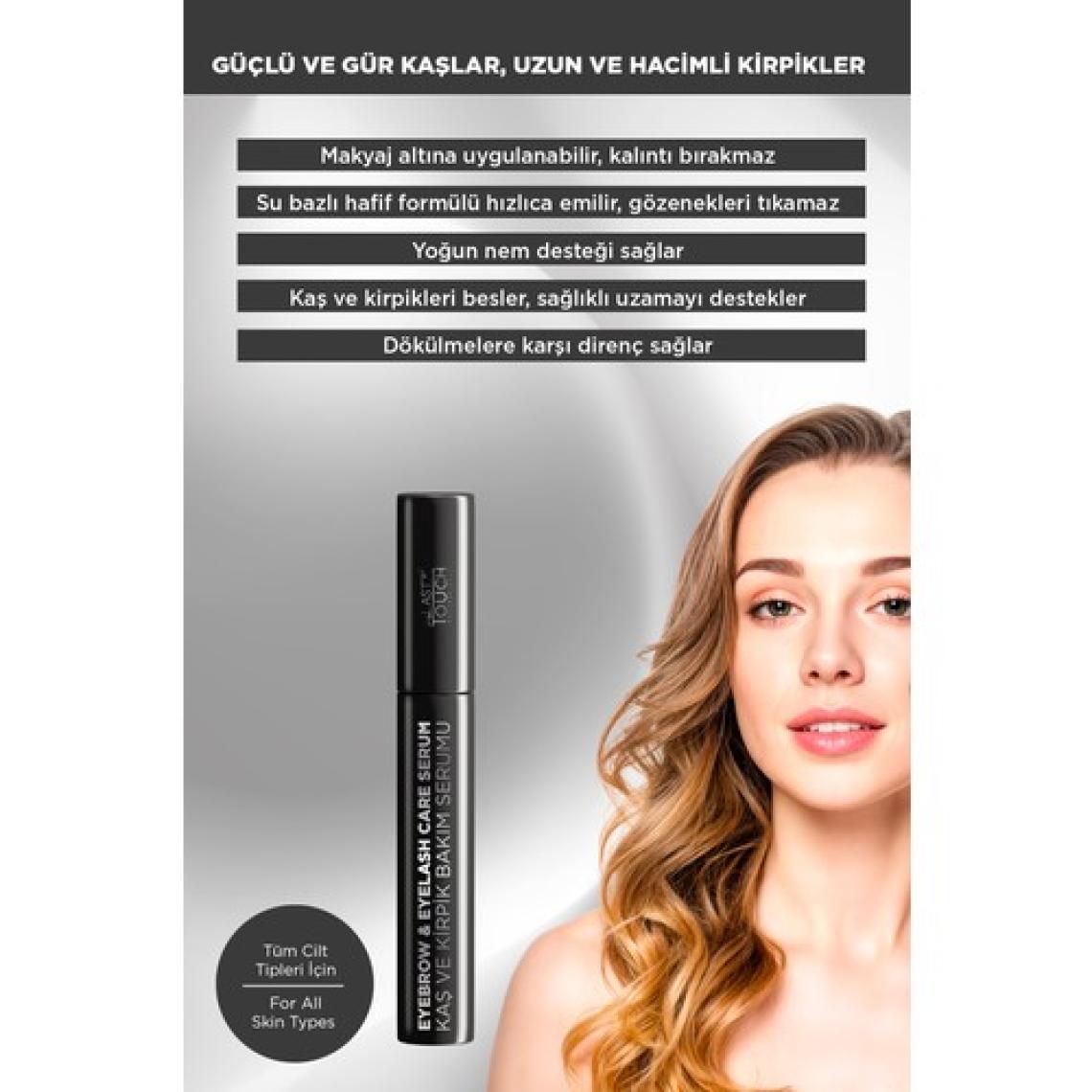 Last Touch Kaş ve Kirpik Bakım Serumu, Besleyici 8 ml ( Kolajen, Keratin, Biotin )