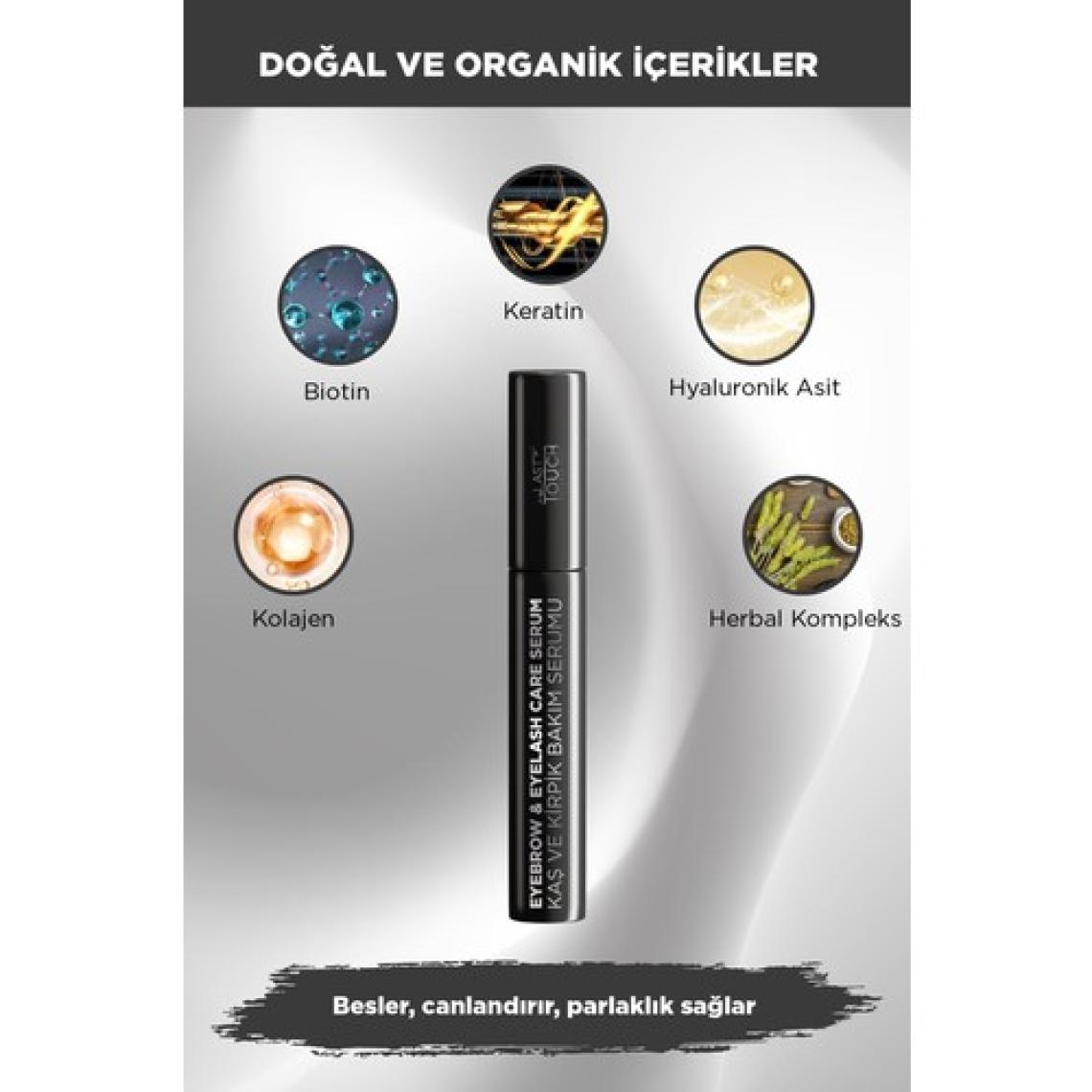 Last Touch Kaş ve Kirpik Bakım Serumu, Besleyici 8 ml ( Kolajen, Keratin, Biotin )