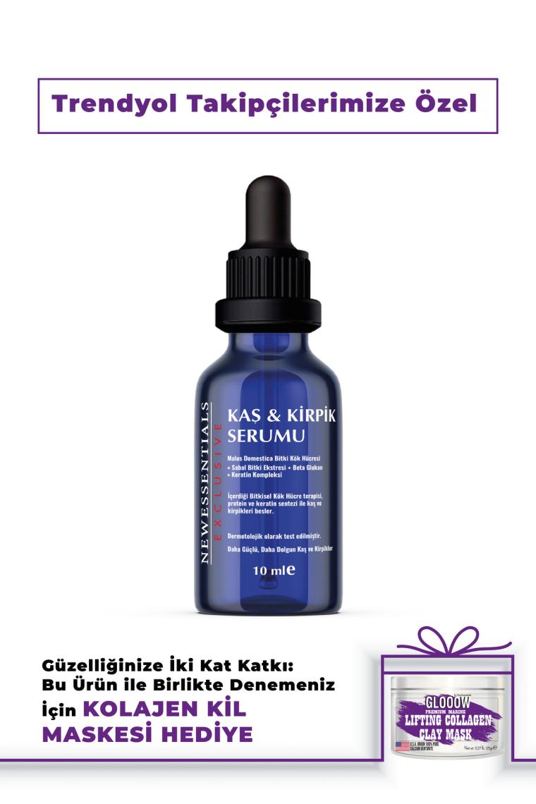 Kaş Kirpik Serumu (Keratin Kompleks + Biotin + Bitki Kök Hücre)-10 ml