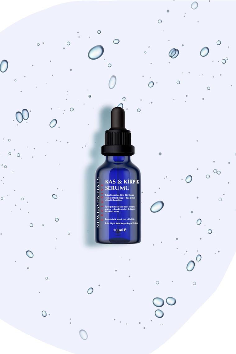 Kaş Kirpik Serumu (Keratin Kompleks + Biotin + Bitki Kök Hücre)-10 ml