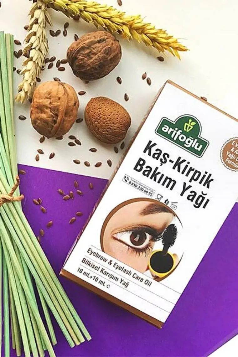 Arifoğlu Kaş Kirpik Bakım Yağı 10 ml + 10 ml - Argan Yağlı & Doğal E Vitaminli