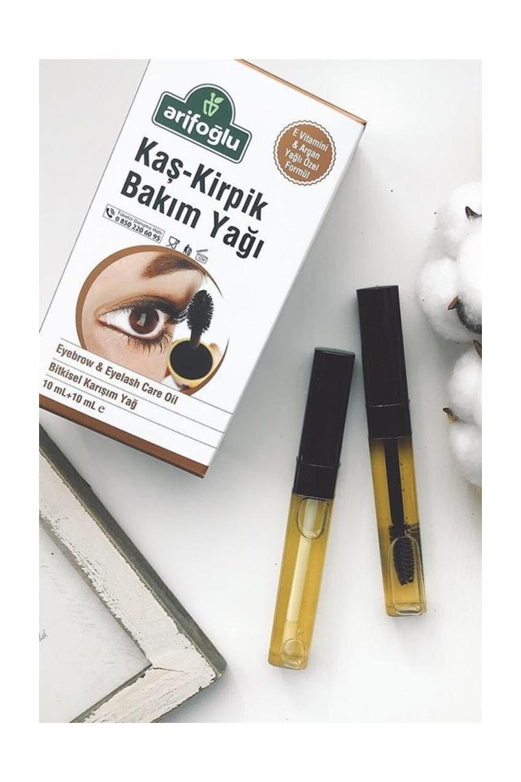 Kaş Kirpik Bakım Yağı 20 ml Organik Argan Yağlı & Doğal E Vitaminli