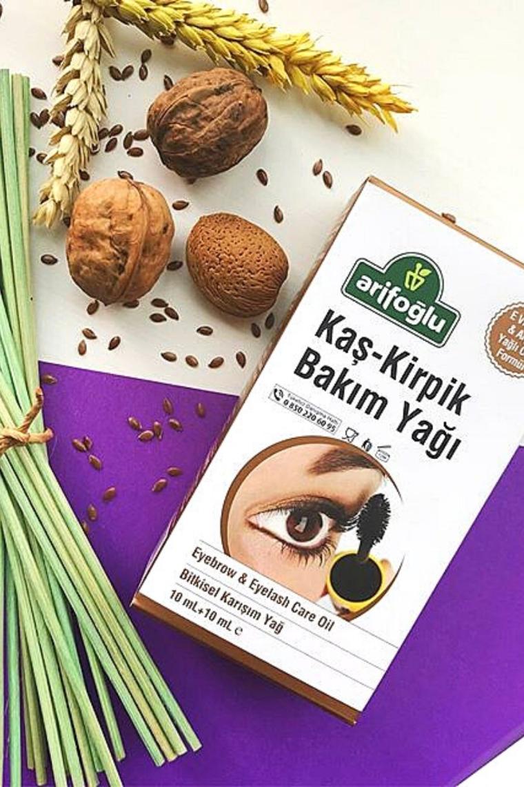 Kaş Kirpik Bakım Yağı 20 ml Organik Argan Yağlı & Doğal E Vitaminli