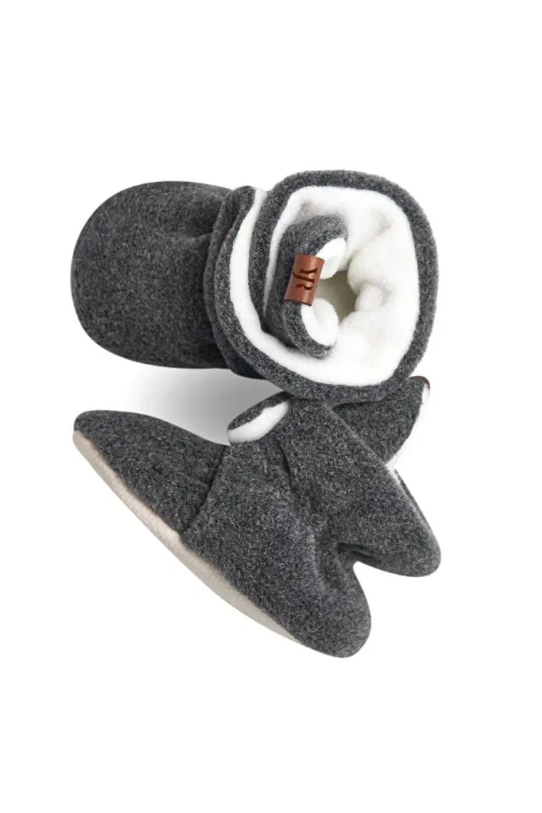 Caluu Baby Polar Ayarlanabilir Çıtçıtlı Bilekli Bebek Panduf