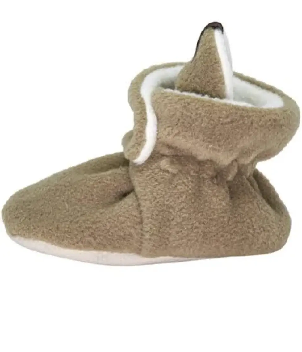 Caluu Baby Polar Ayarlanabilir Çıtçıtlı Bilekli Bebek Panduf