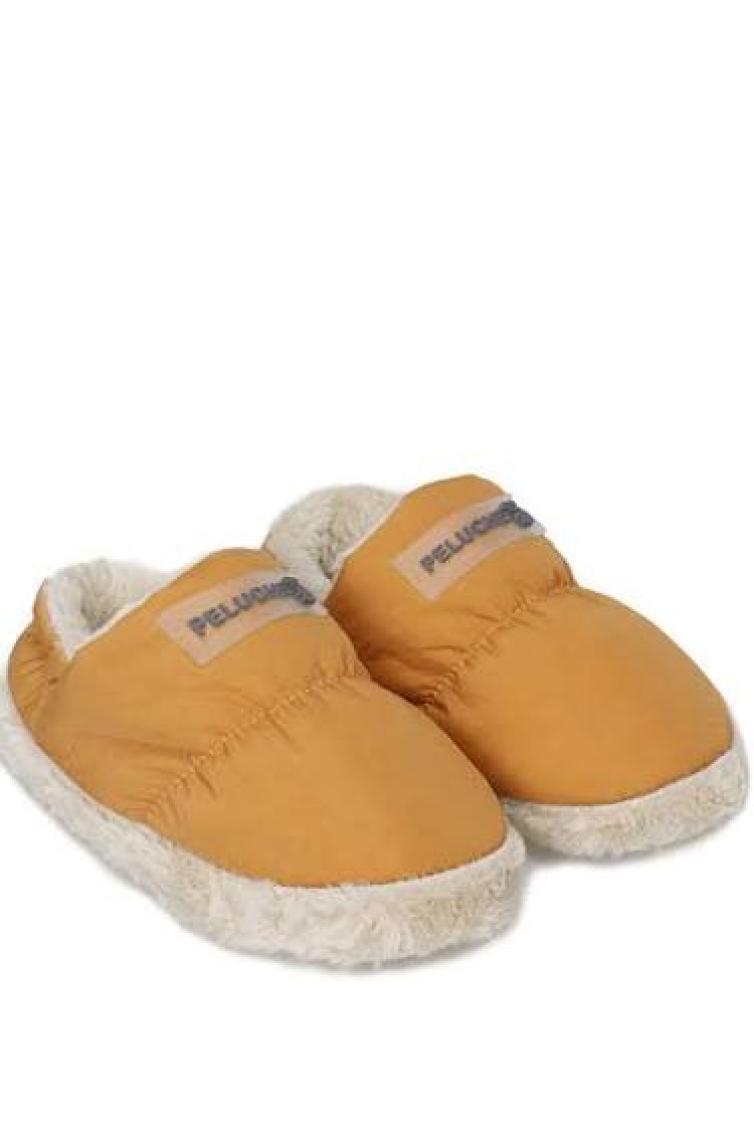 Peluche Tile Parachute Child Slipper Çocuk Günlük Ev Pandufu Par-Ckt Turuncu