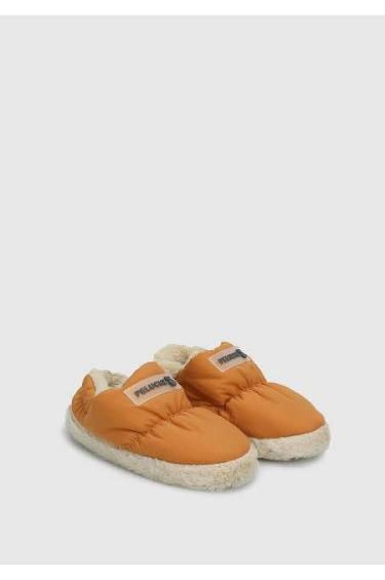 Peluche Tile Parachute Child Slipper Çocuk Günlük Ev Pandufu Par-Ckt Turuncu