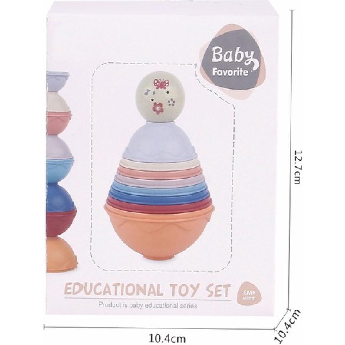 Learning Fun Kombinasyon Seti Istifleme Oyuncağı Denge Kulesi Banyo Oyuncağı 6AY+ Oyuncak