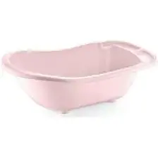 Baby Jem Bebek Giderli Büyük Küvet Mat Pembe