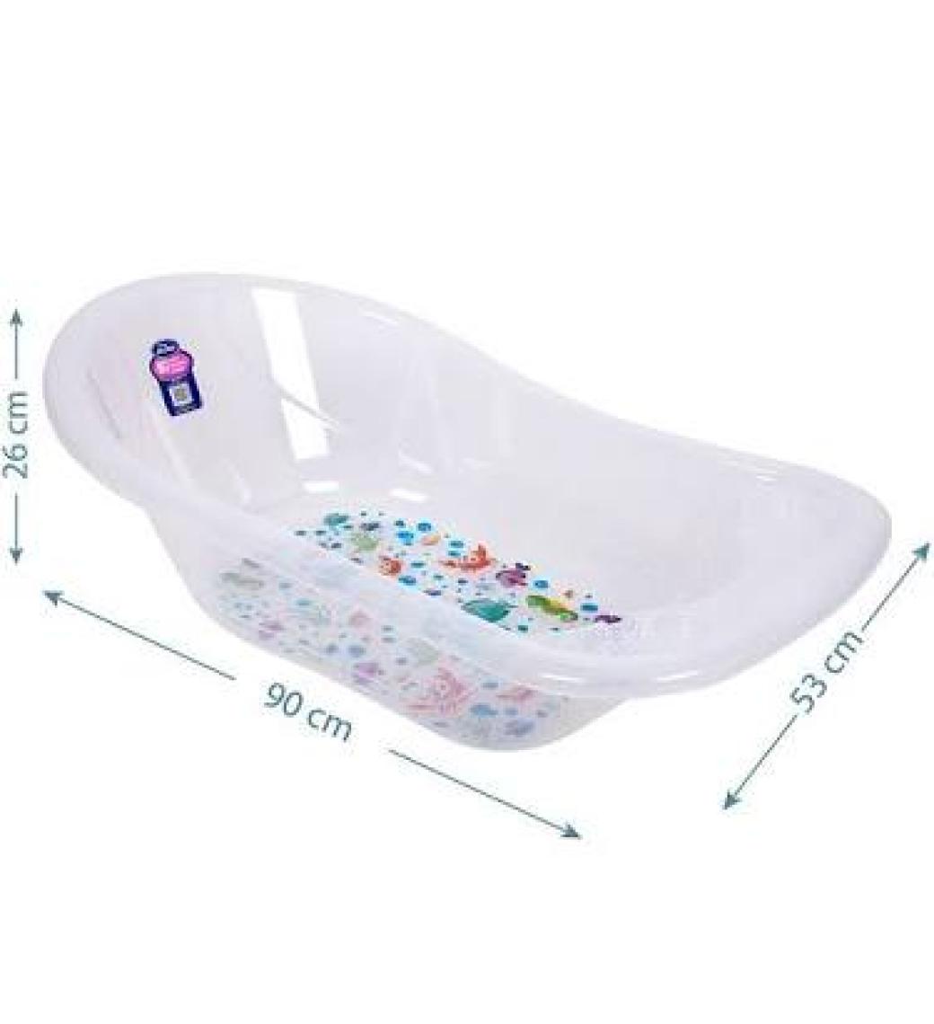 Sevi Bebe Giderli Şeffaf Desenli Küvet