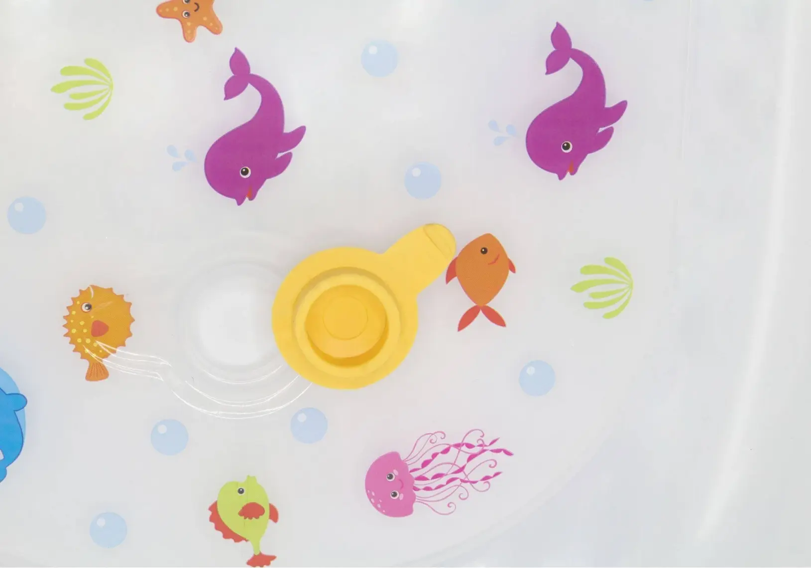 Babyjem Giderli  Desenli Şefffaf Banyo Küveti Beyz