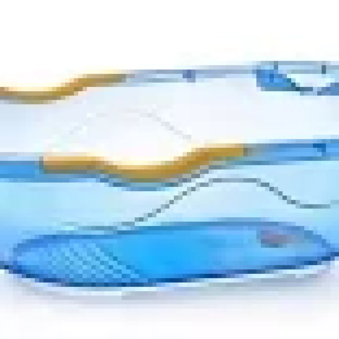 Babyjem Giderli  Desenli Şefffaf Banyo Küveti Beyz