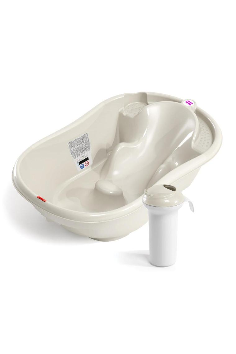 Okbaby Onda Banyo Küveti & Splash Bebek Duşu / Beyaz