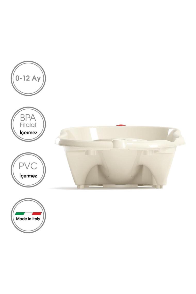 Okbaby Onda Banyo Küveti & Splash Bebek Duşu / Beyaz