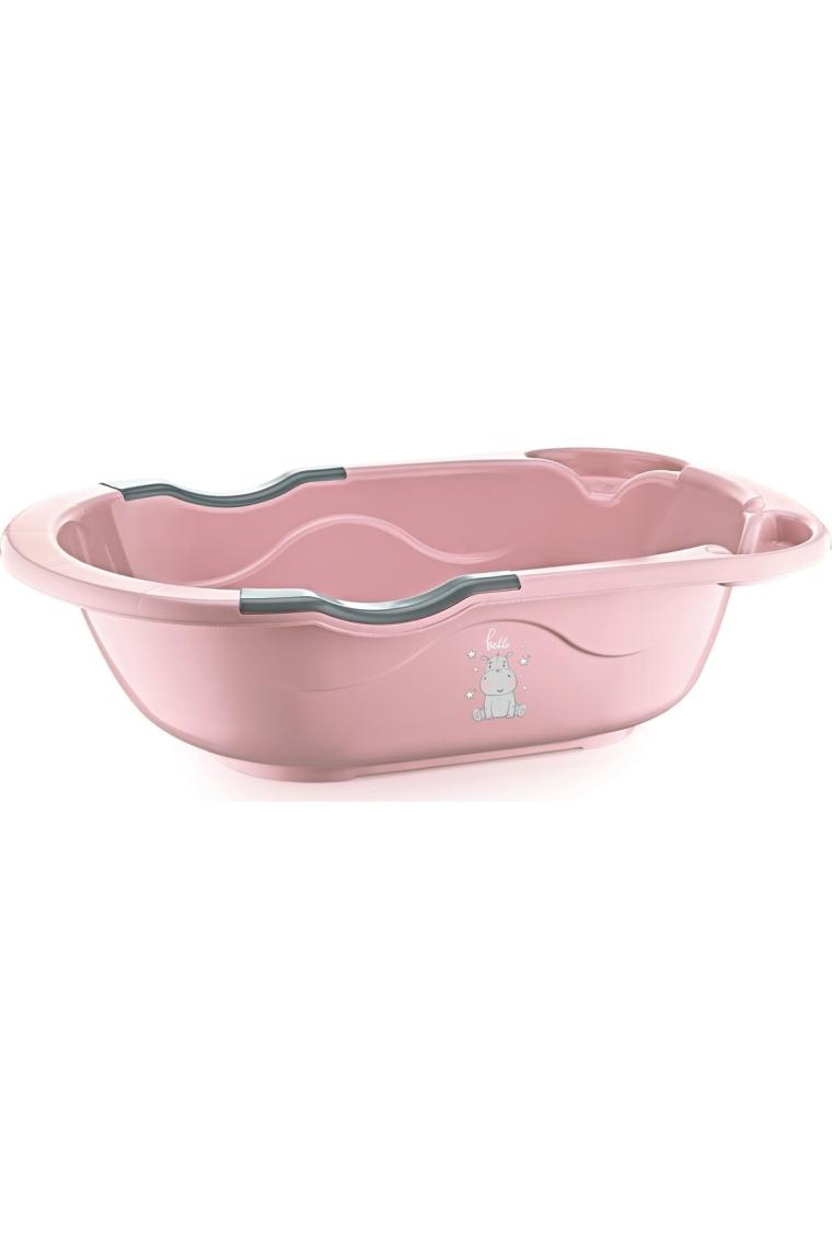 Babyjem Giderli Desenli Mat Pembe Bebek Küveti