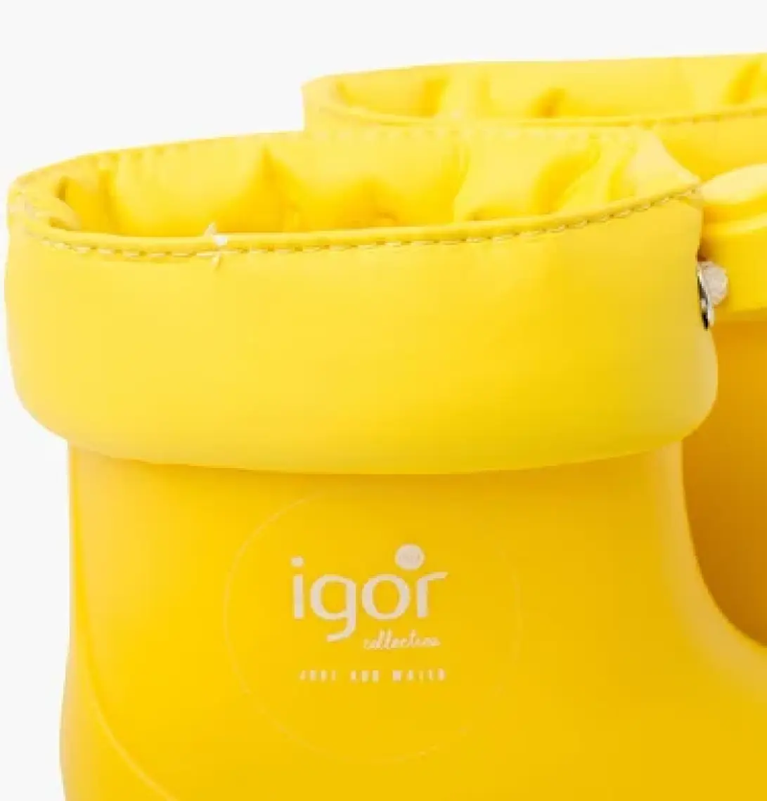 Igor Bimbi Nautico Çocuk Sarı Çizme