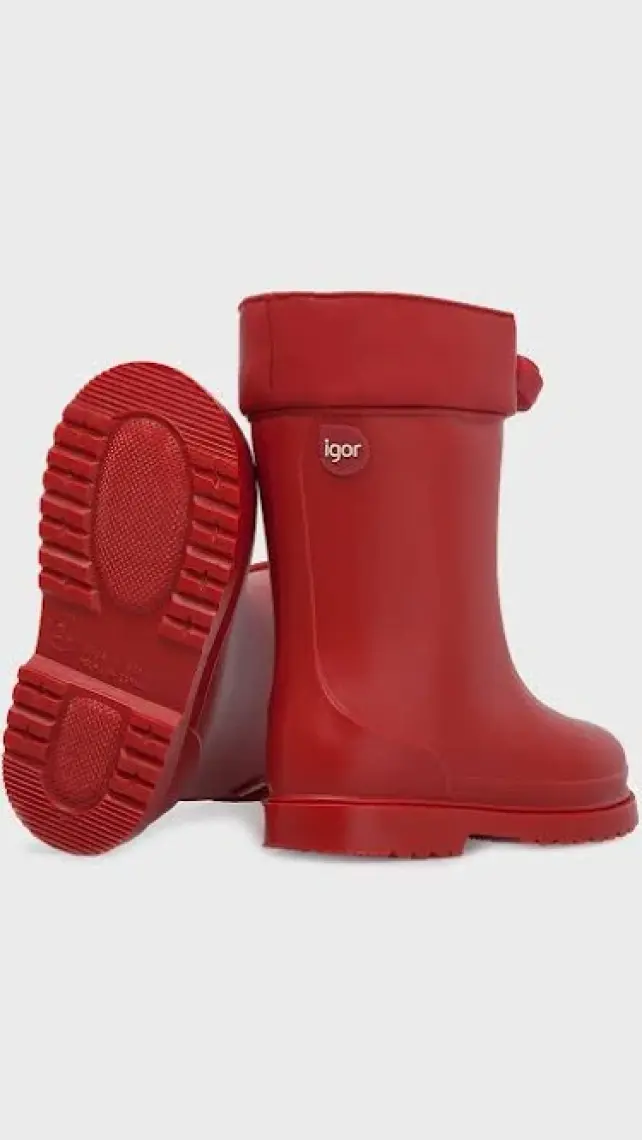 Igor CHUFO CUELLO Kırmızı Unisex Çocuk Yağmur Çizmesi