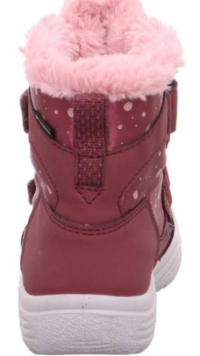 Superfit Gore-Tex Su Geçirmez Çocuk Botu Bordo-Pembe-Beyaz 1-009091-5500-2