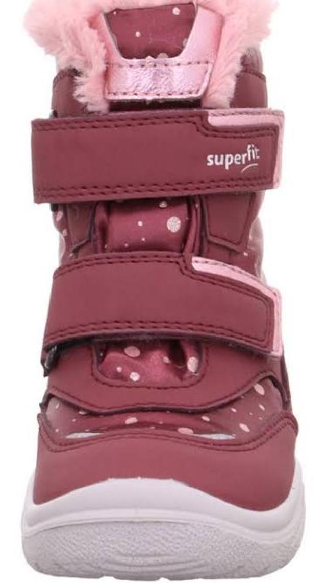 Superfit Gore-Tex Su Geçirmez Çocuk Botu Bordo-Pembe-Beyaz 1-009091-5500-2