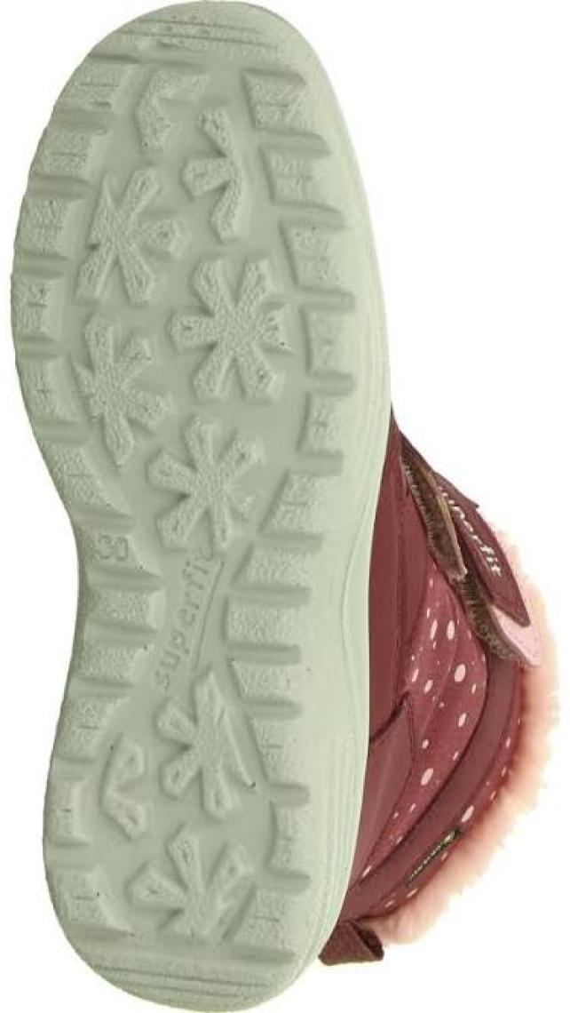 Superfit Gore-Tex Su Geçirmez Çocuk Botu Bordo-Pembe-Beyaz 1-009091-5500-2