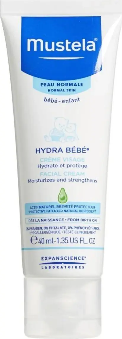 Mustela Hydra Bebe  Avokadolu Bebek Yüz Kremi - 40ML
