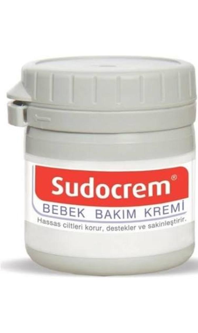 Sudocrem Bebek Bakım Kremi - Hassas Ciltler için Koruyucu ve Yatıştırıcı Etki, 60 gr, Paraben İçermeyen Bitkisel Formül