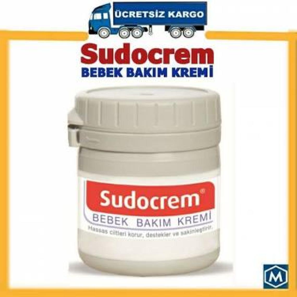 Sudocrem Bebek Bakım Kremi - Hassas Ciltler için Koruyucu ve Yatıştırıcı Etki, 60 gr, Paraben İçermeyen Bitkisel Formül