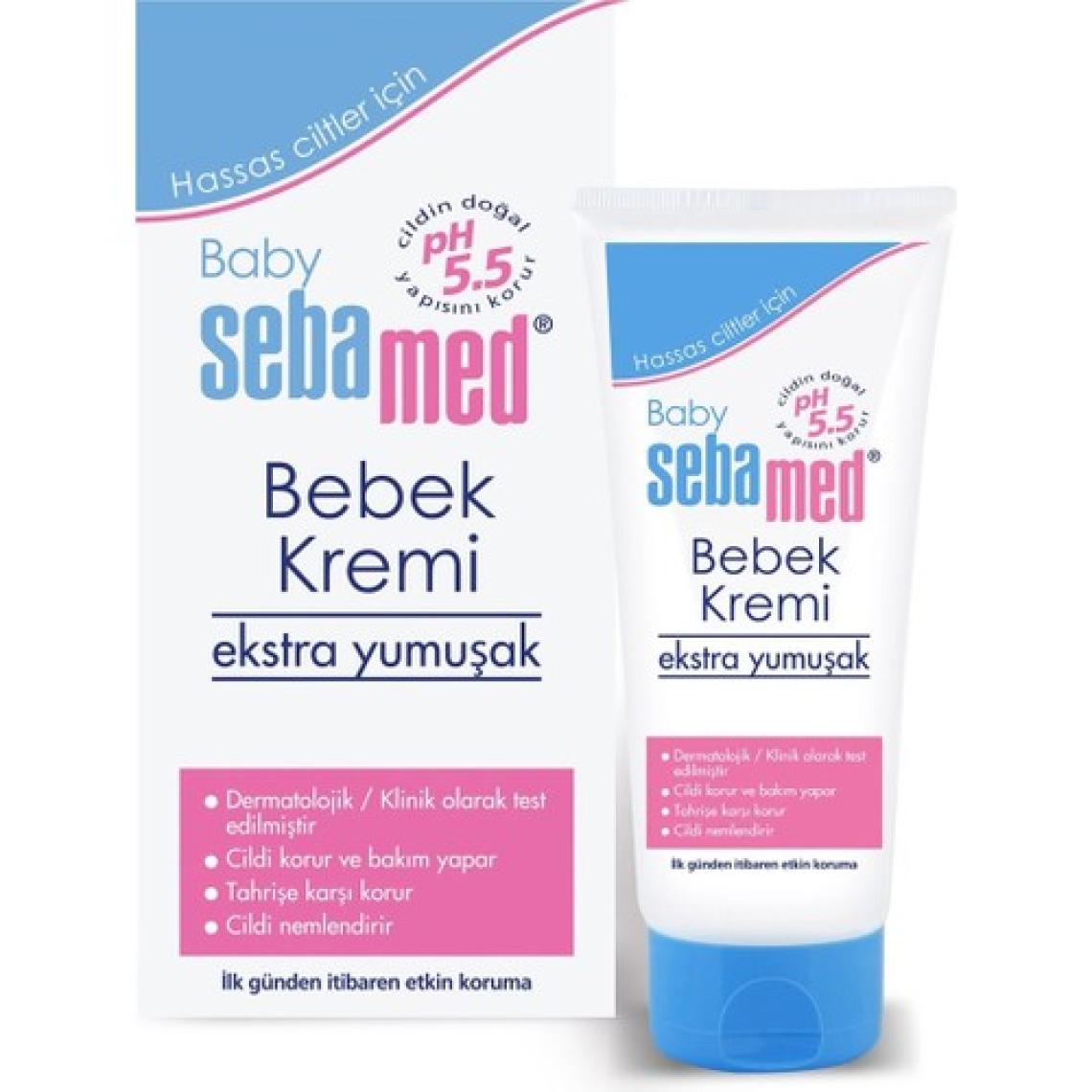 Sebamed Baby Hassas Ciltler Pantenol İçerikli Cilt Kuruluğuna Karşı Etkili Ekstra Yumuşak Bebek Kremi 200 ml