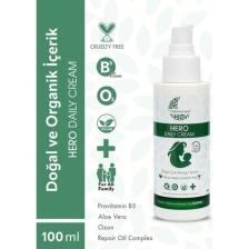 Organik Baby Çok Amaçlı Hero Daily Cream (Krem)- %99 Doğal İçerik Provitamin B5 İçeriği Anlık Yatıştırıcı 100 ml