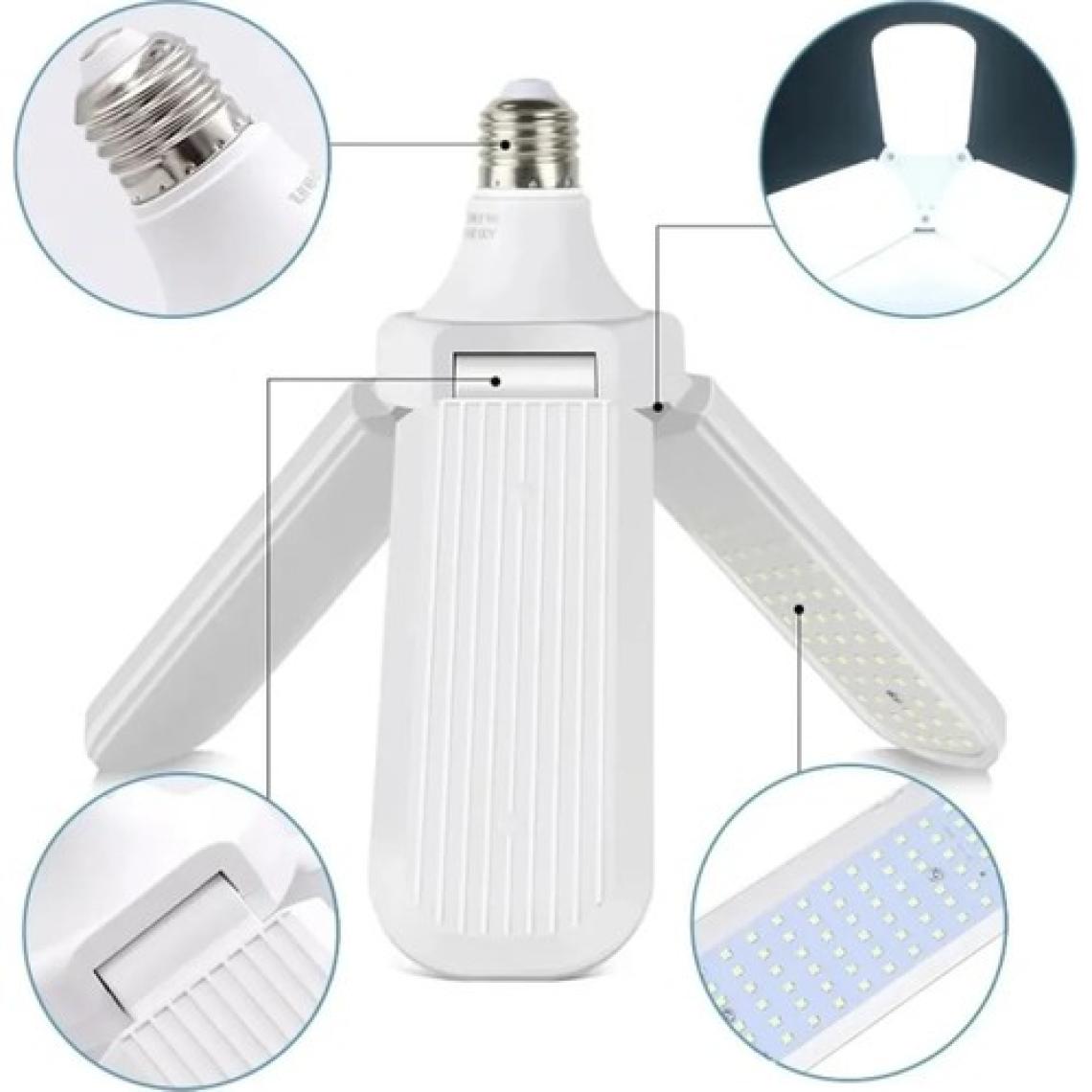 Volemi Pervane LED Ampul 45 W E27 Duy 4500 Lm  Beyaz Güçlü Işık