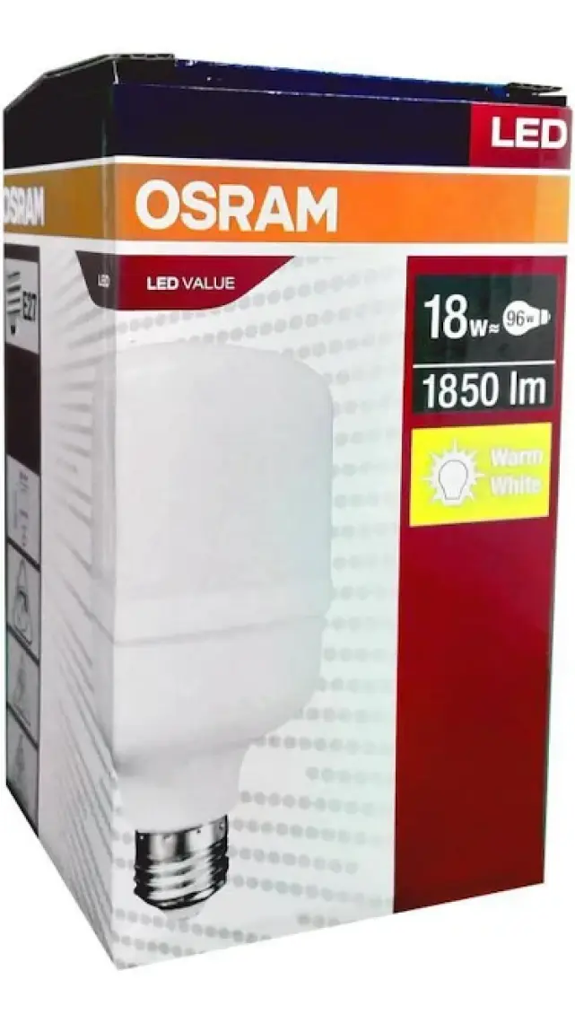 Osram Led Jumbo Torch 18W Sarı Işık E-27 1450lm Ampul