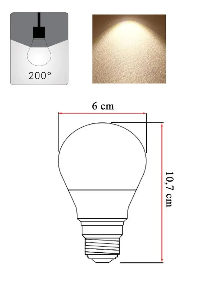 Panasonic E27 LED Lamba 8,5W 765lm 2700K