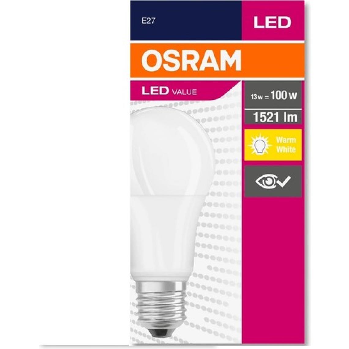 Osram Led Value 13W Sarı Işık E-27 Ampul 1521 lm