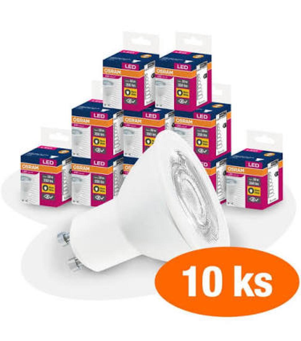 Osram Led Value 4.5W Sarı Işık Gu10 Duy 350 lm 10 lu Paket