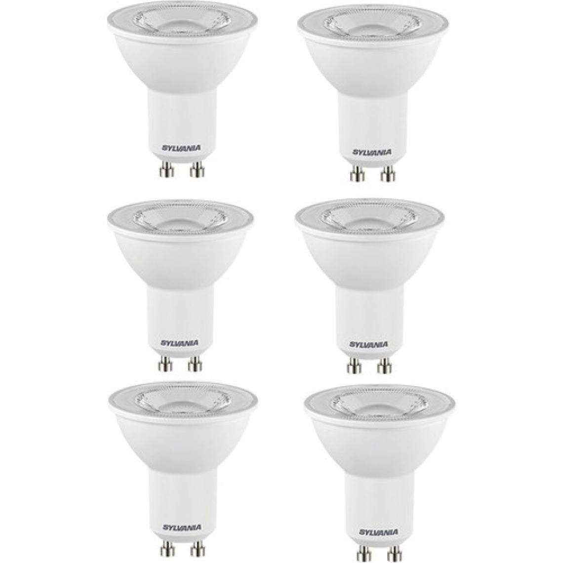 Sylvania 6 Adet 4.2W GU10 LED Ampul Çanak Ampul Sylvania Günışığı 3000 Kelvin