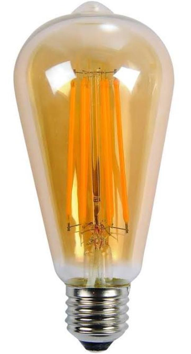 Pelsan Maxin 6W Filament Led Lamba (Ø64) E27 3000K