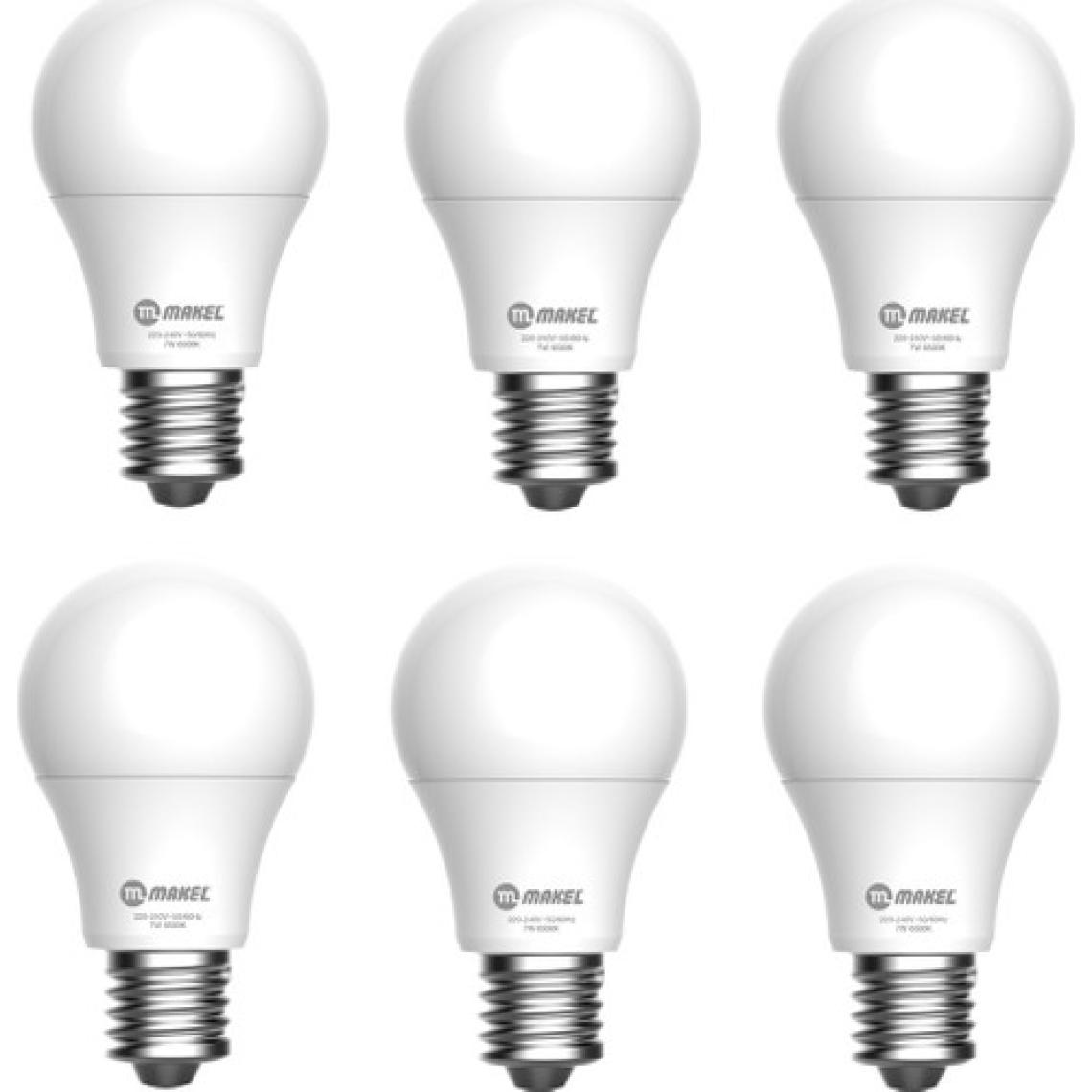 Makel LED Ampul 7W  E27 Beyaz 6500 K 6'lı