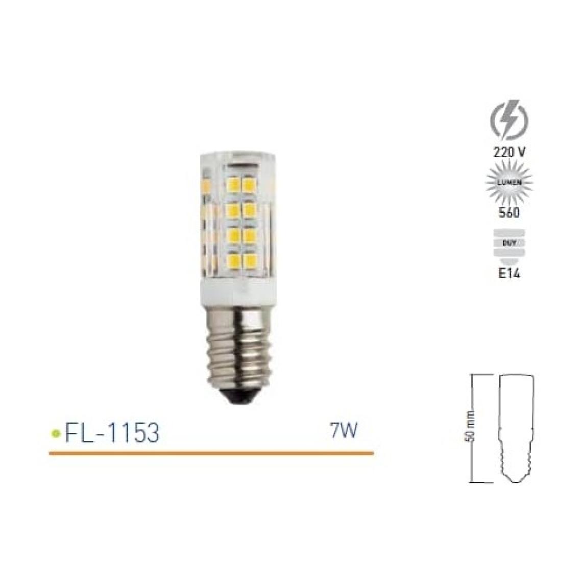 Forlife Mini LED Ampul 7W E14 Beyaz Işık 6500K FL-1153-B