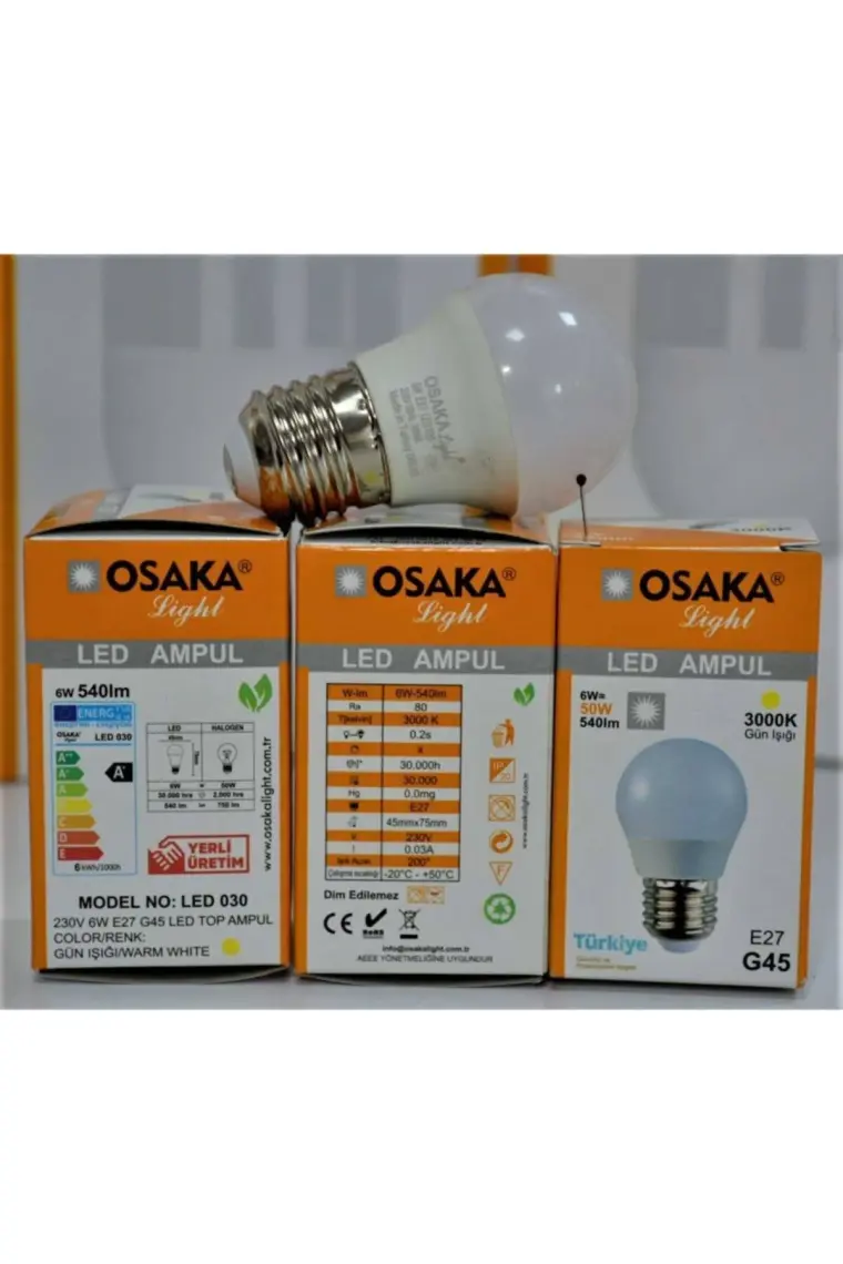 Osaka Light 6W E27 LED Top Ampul Günışığı