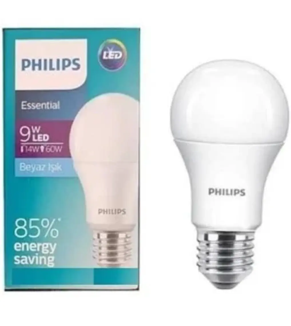 Philips 12'li 8W Beyaz Işık LED Ampul